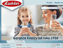 Tablet Screenshot of laktos.cz